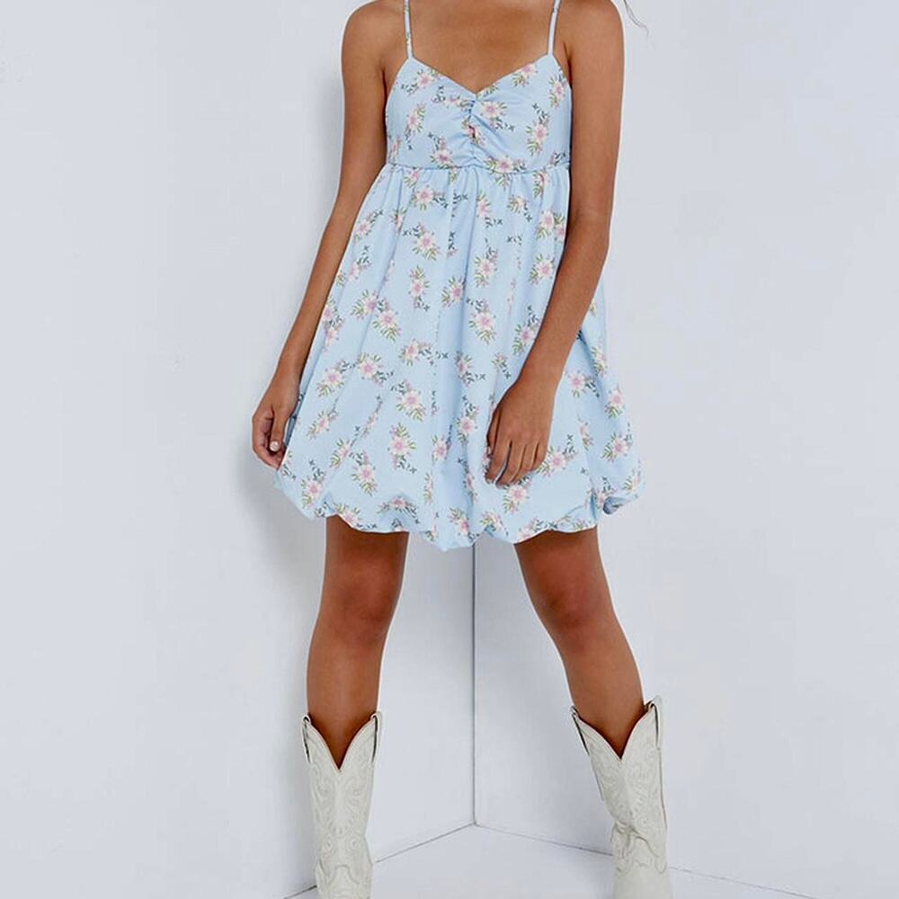 Free people floral light blue